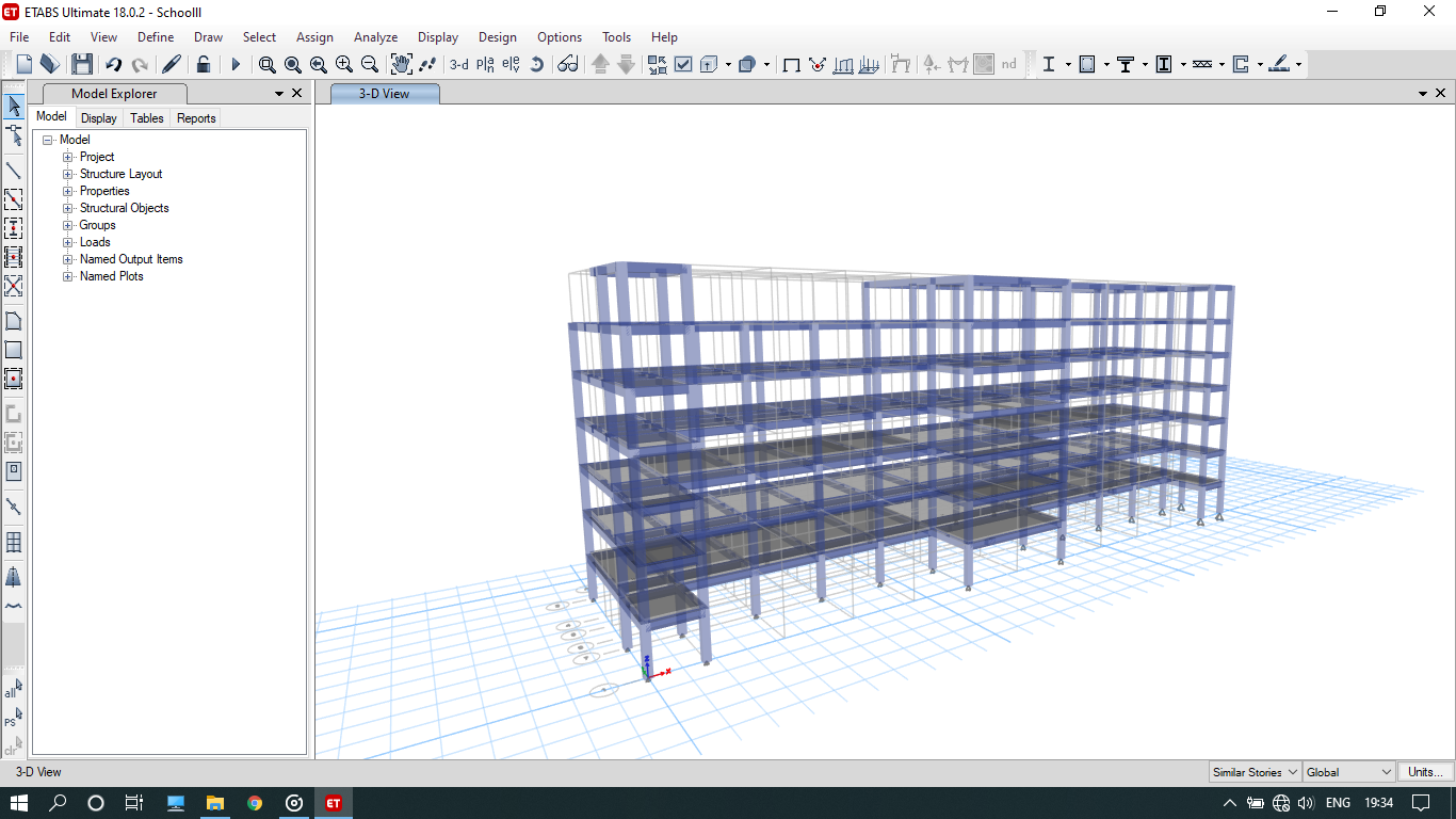 Analysis and design of multi-storey public building 