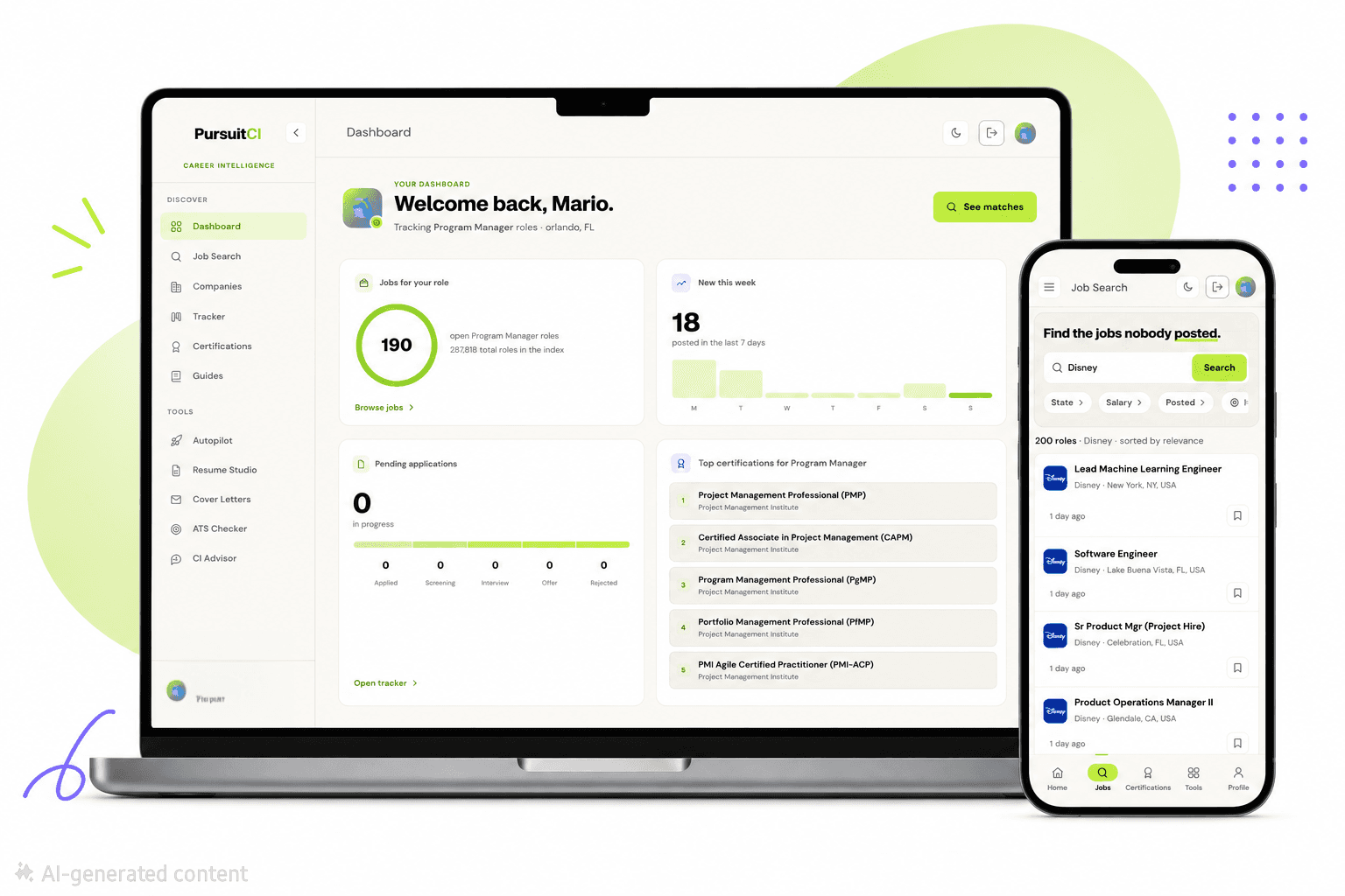 PursuitCI | Career Intelligence Platform image 1