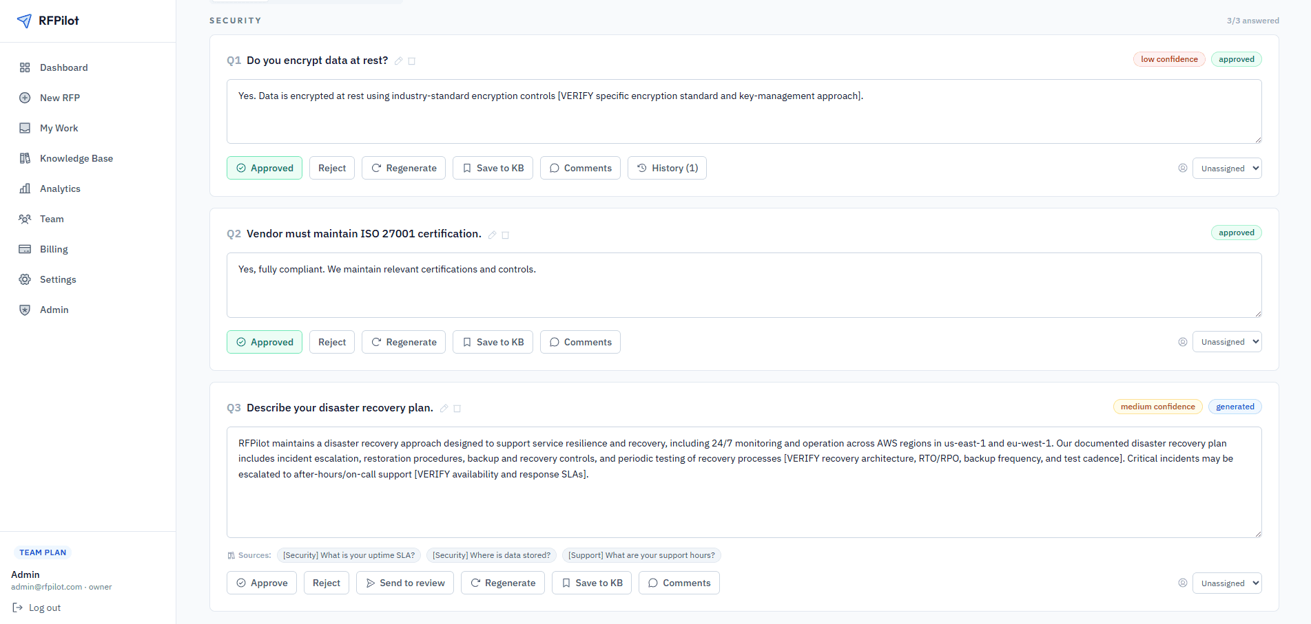 AI RFP Software That Answers in Minutes image 3