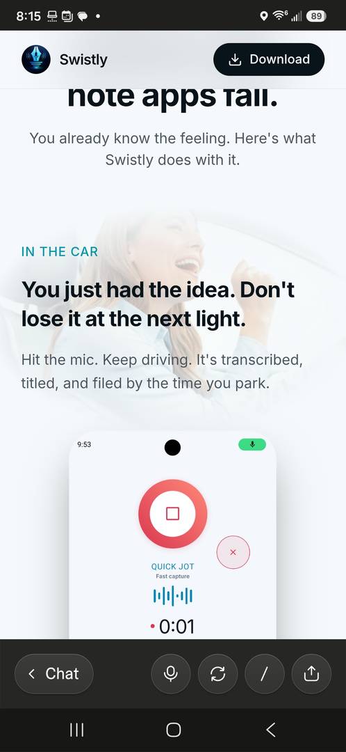 Swistly: AI Voice Note Assistant image 3