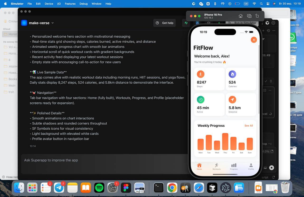 Superapp - Build Native iOS Apps with AI image 5