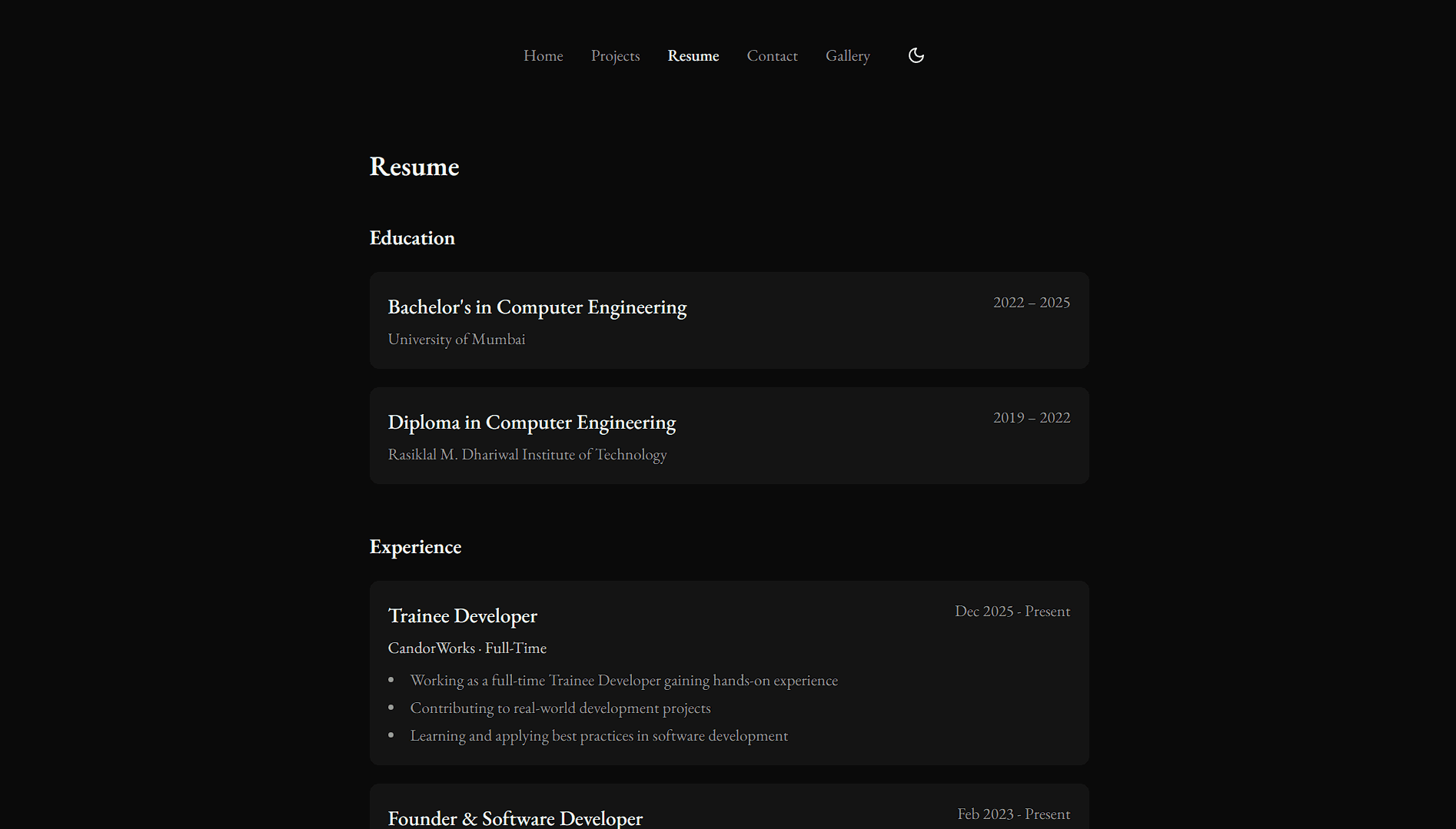 Professional Portfolio Site image 3