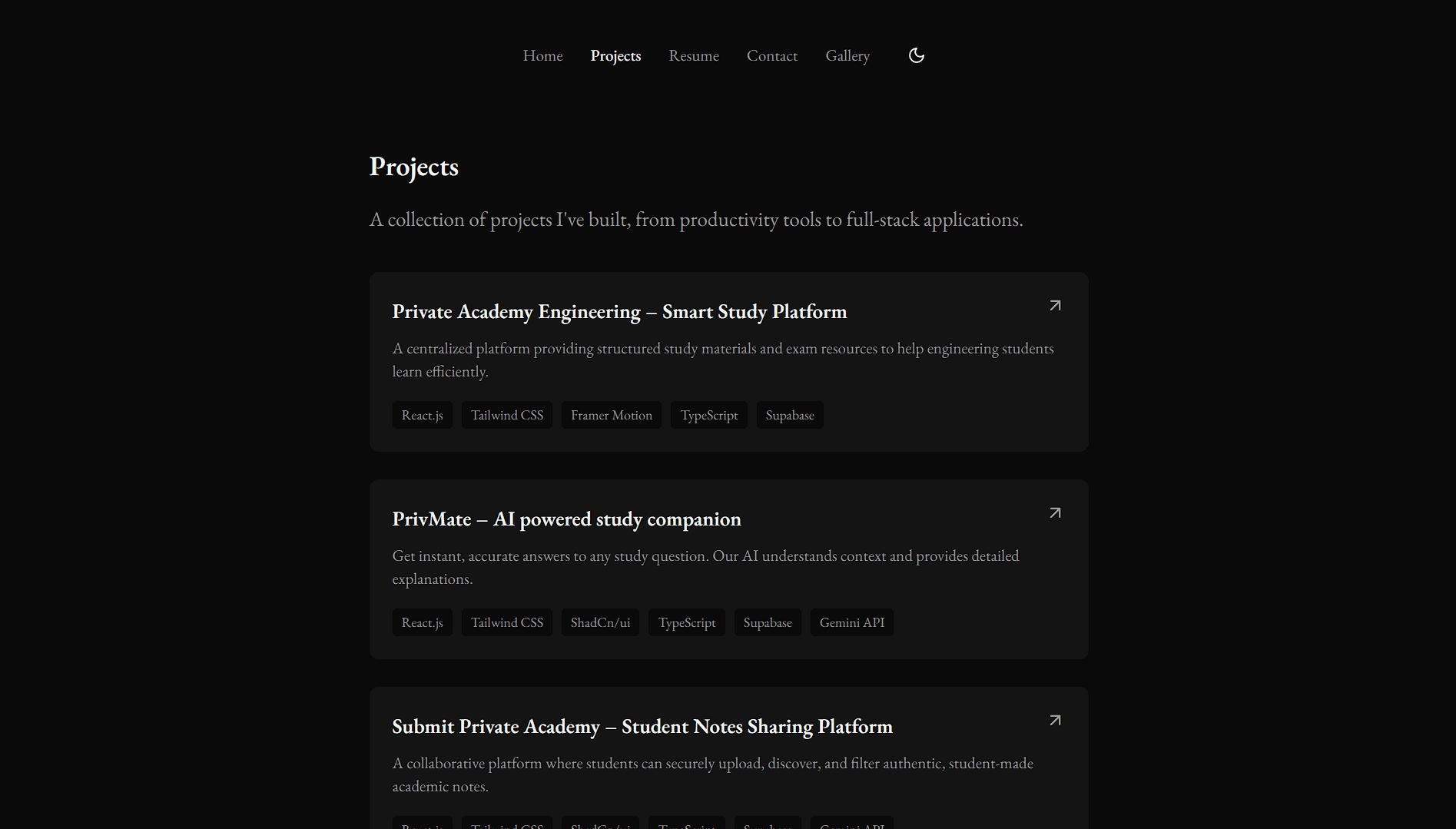 Professional Portfolio Site image 2