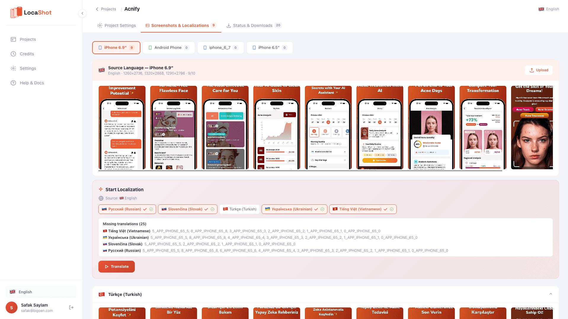 LocaShot - AI-Powered Screenshot Localization image 3