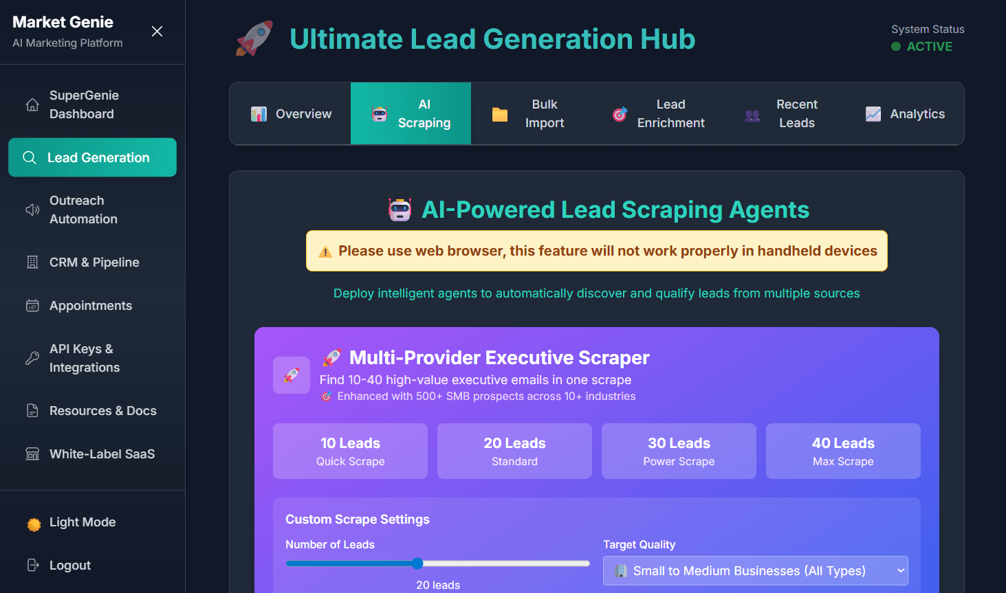 Market Genie Your AI Marketing Co-Pilot image 4