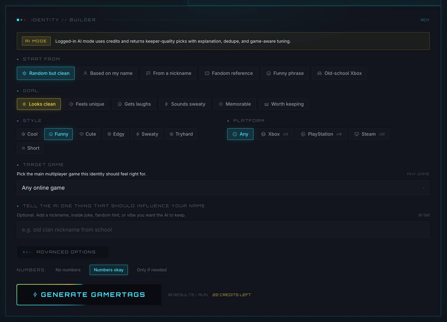 Gamertag Generator image 2