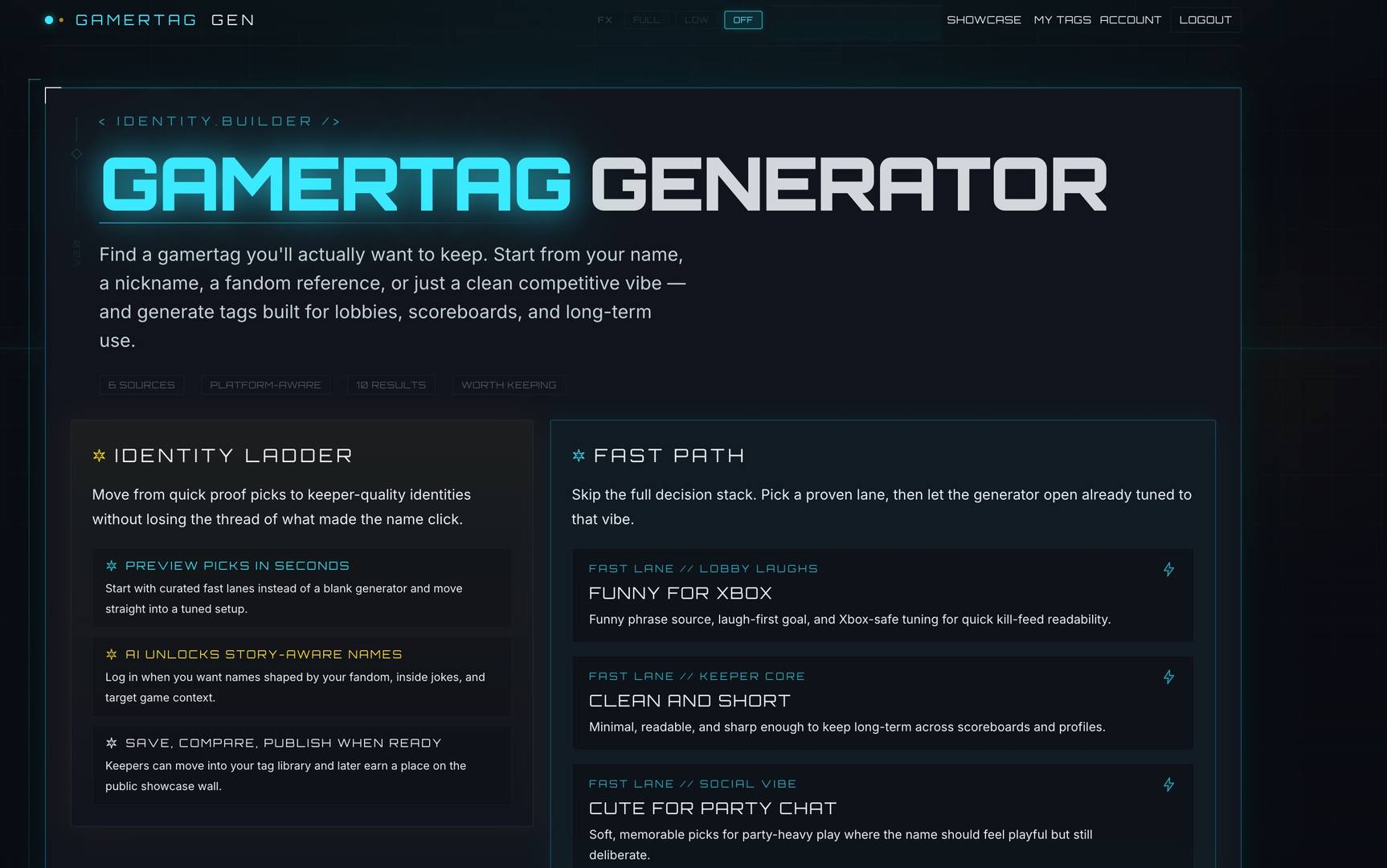Gamertag Generator image 1
