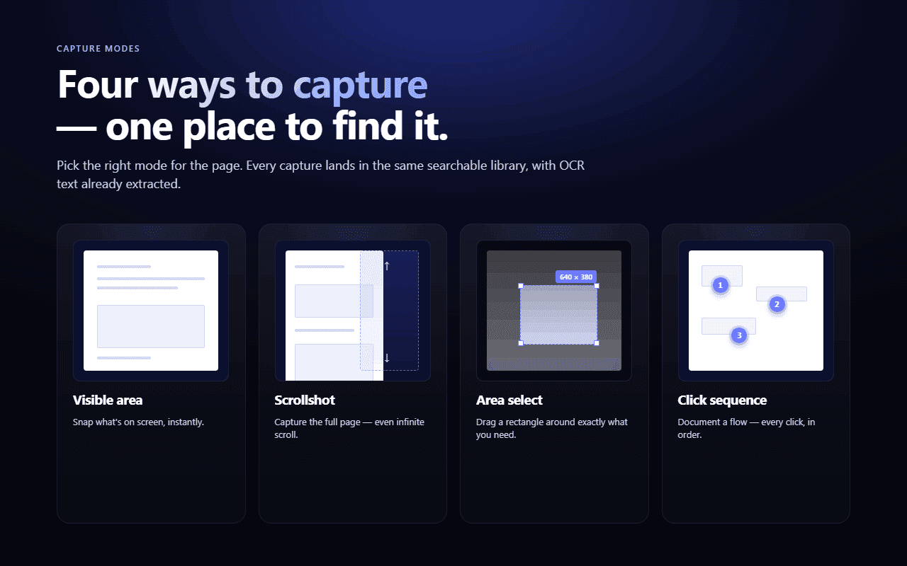 SnapIndex — Search Everything You've Captured image 3