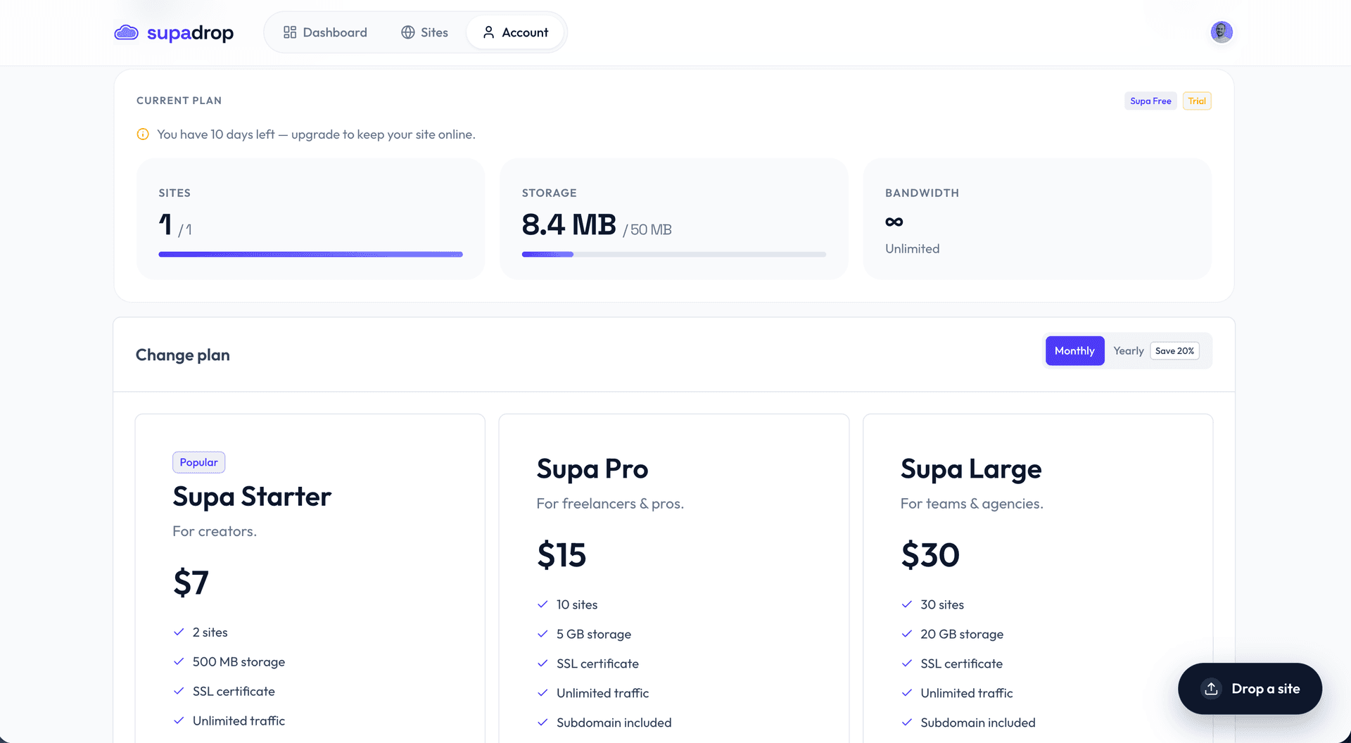 Supadrop - Drop it. It's live. screenshot 4