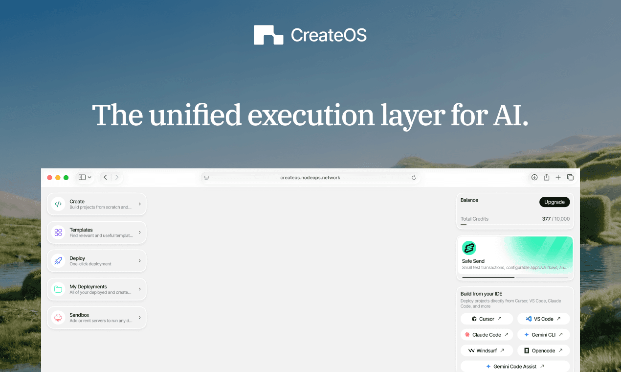 CreateOS image 1