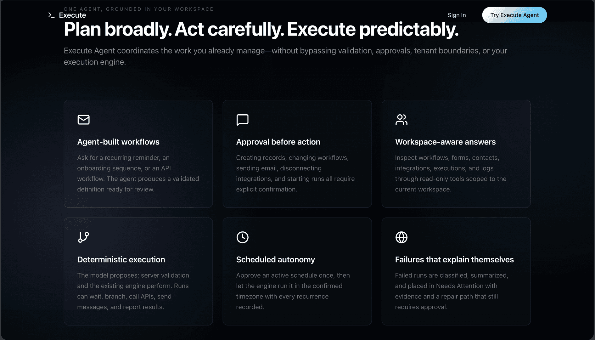 Execute — Ask. Approve. Run. image 3