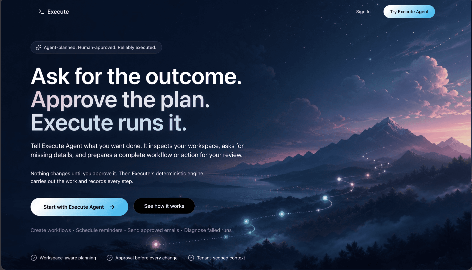 Execute — Ask. Approve. Run. image 4