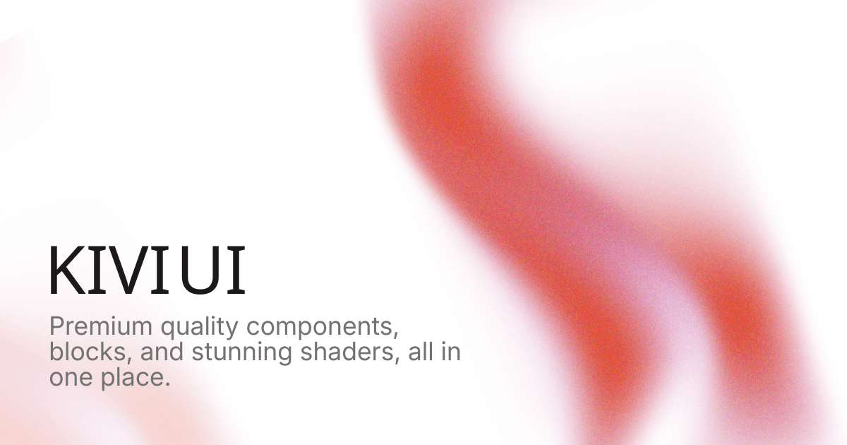 Kivi UI – Premium React UI Component Library image 2