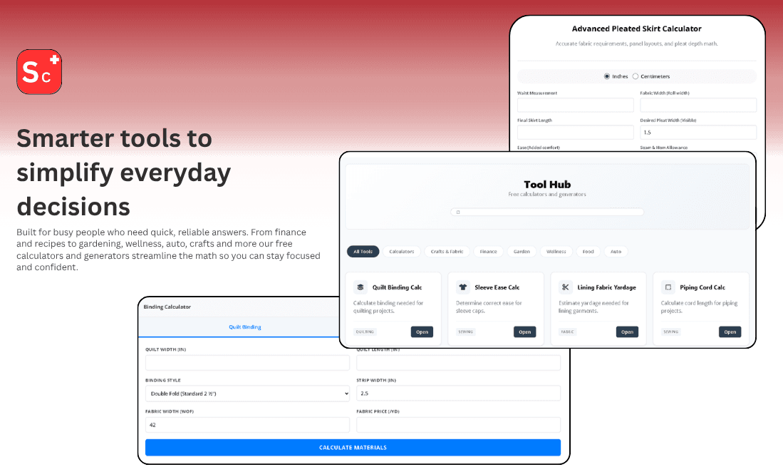 SpeedCalcs — 300 Free Calculators image 1