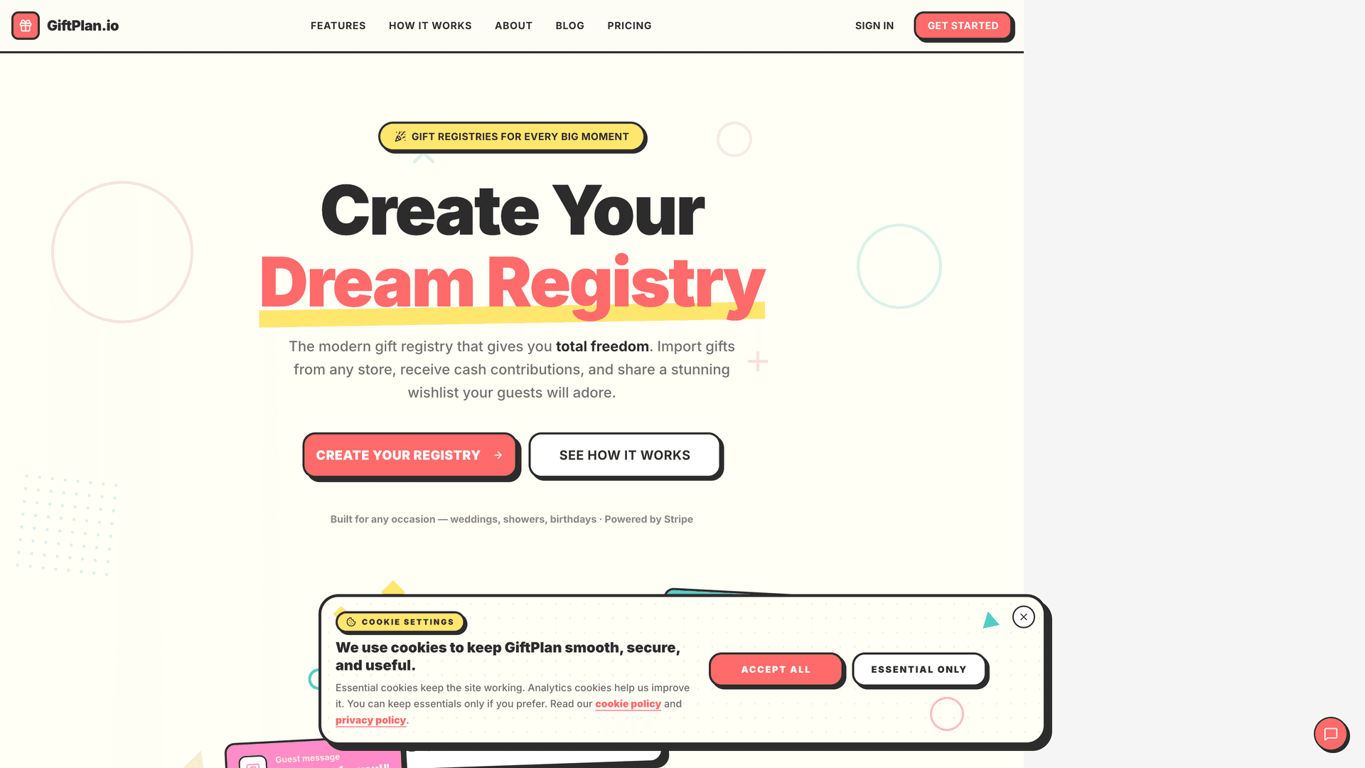 GiftPlan.io — Gift Registry for Any Occasion image 1