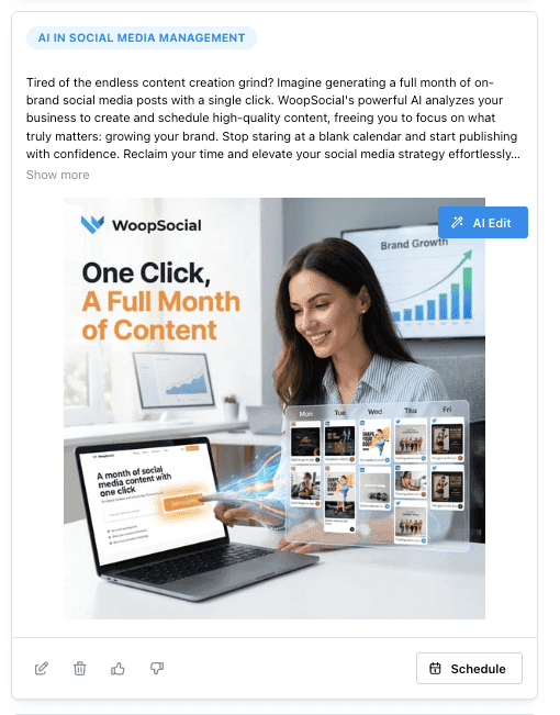 WoopSocial - Social Media Management image 3