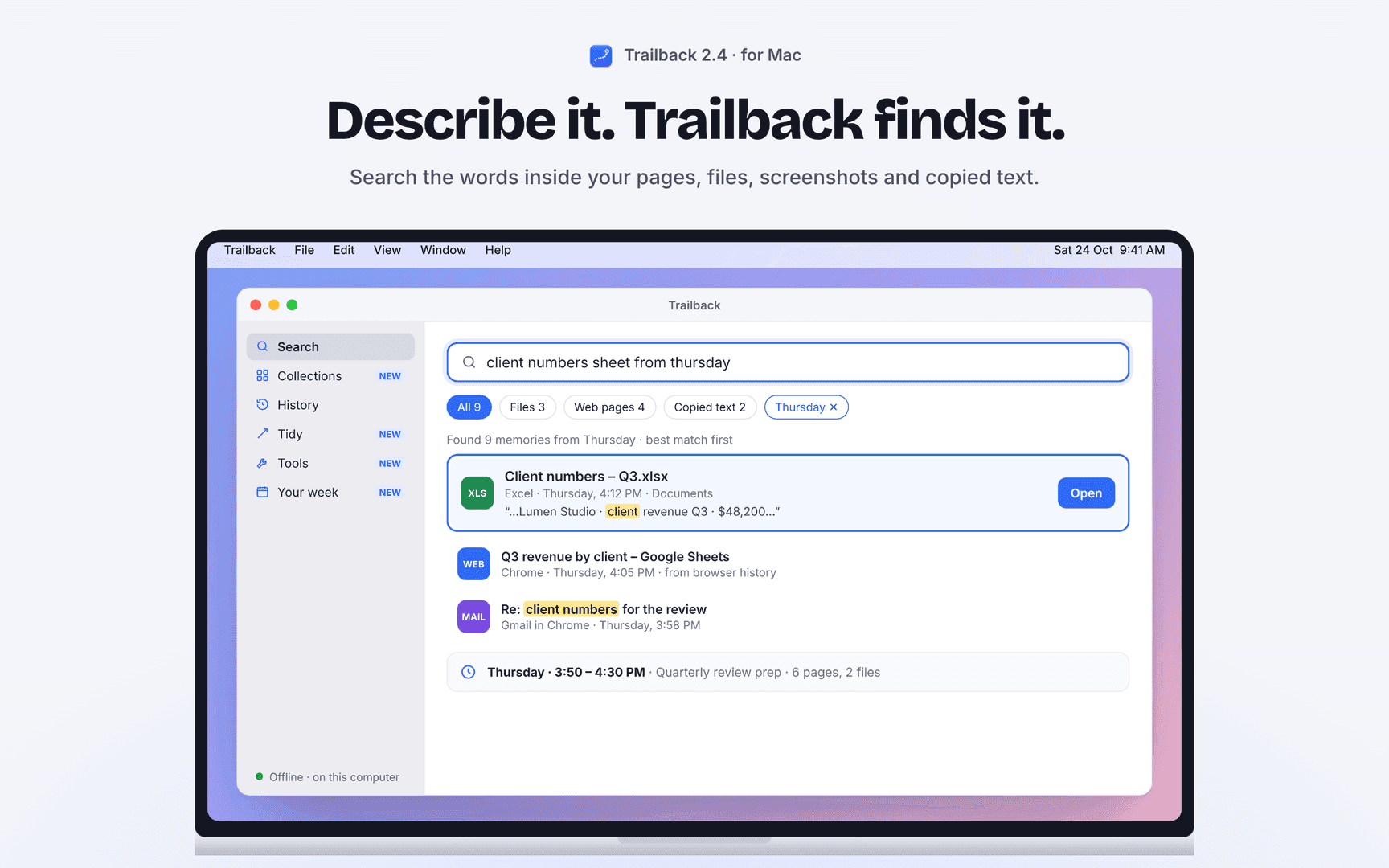 Trailback — for Mac & Windows image 2