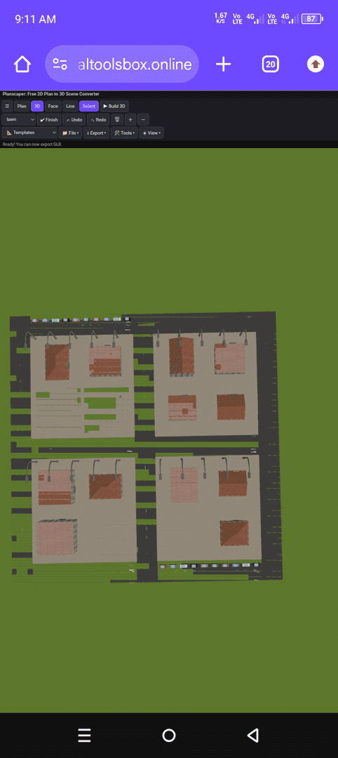 Planscaper - Free 2D Plan to 3D Scene image 2