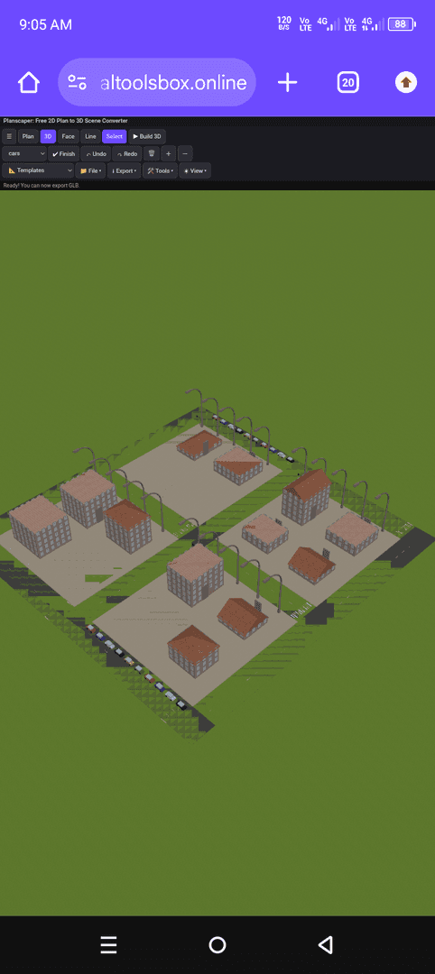Planscaper - Free 2D Plan to 3D Scene image 3
