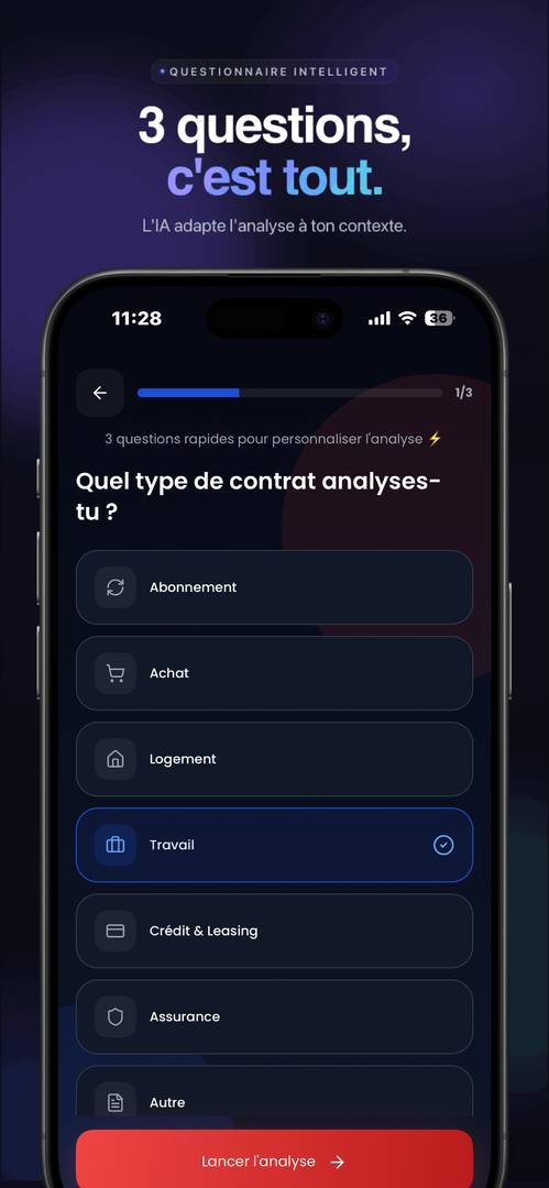 Dois-Je Signer — Analyse de contrats par IA image 2