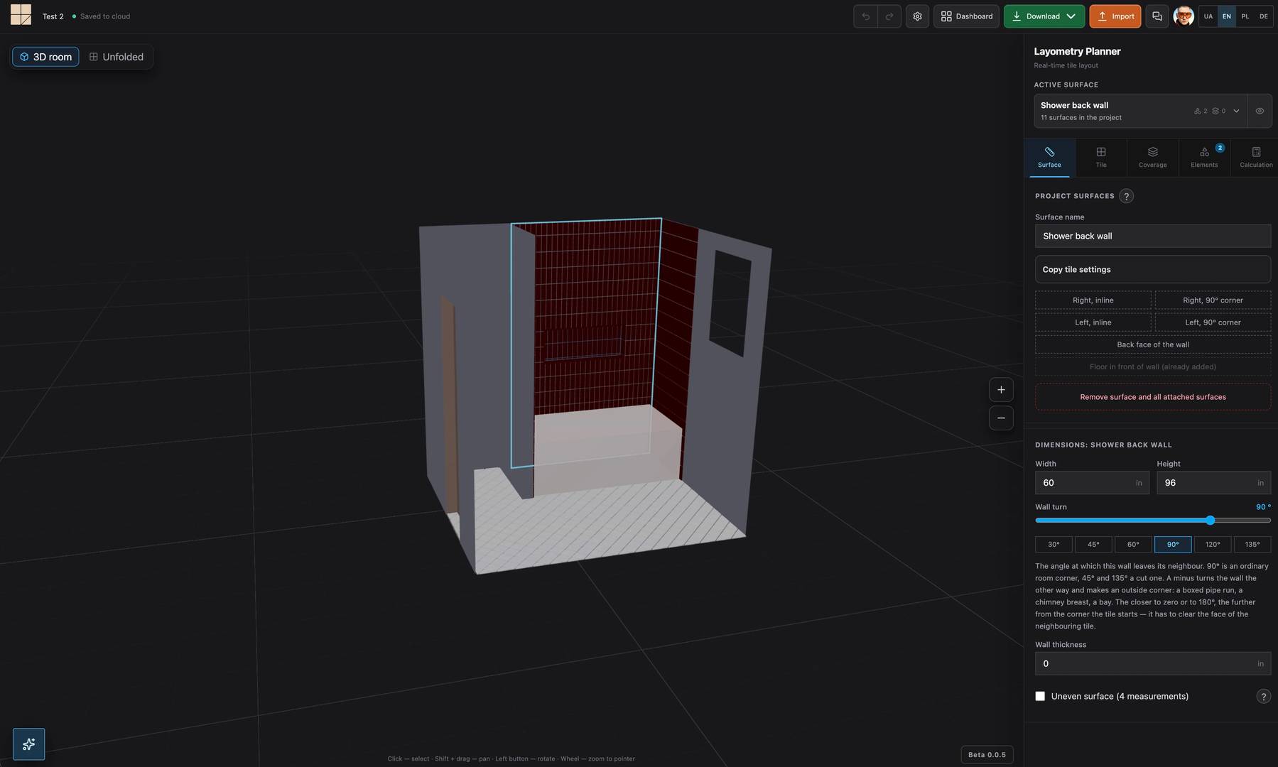 3D Tile Layout Planner Online | Layometry image 2