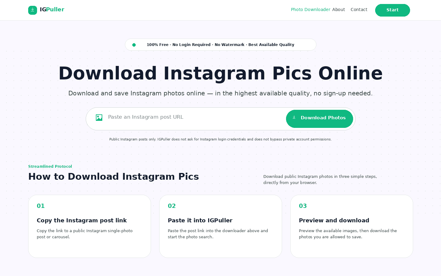 Download Instagram Pics Online | IGPuller image 1