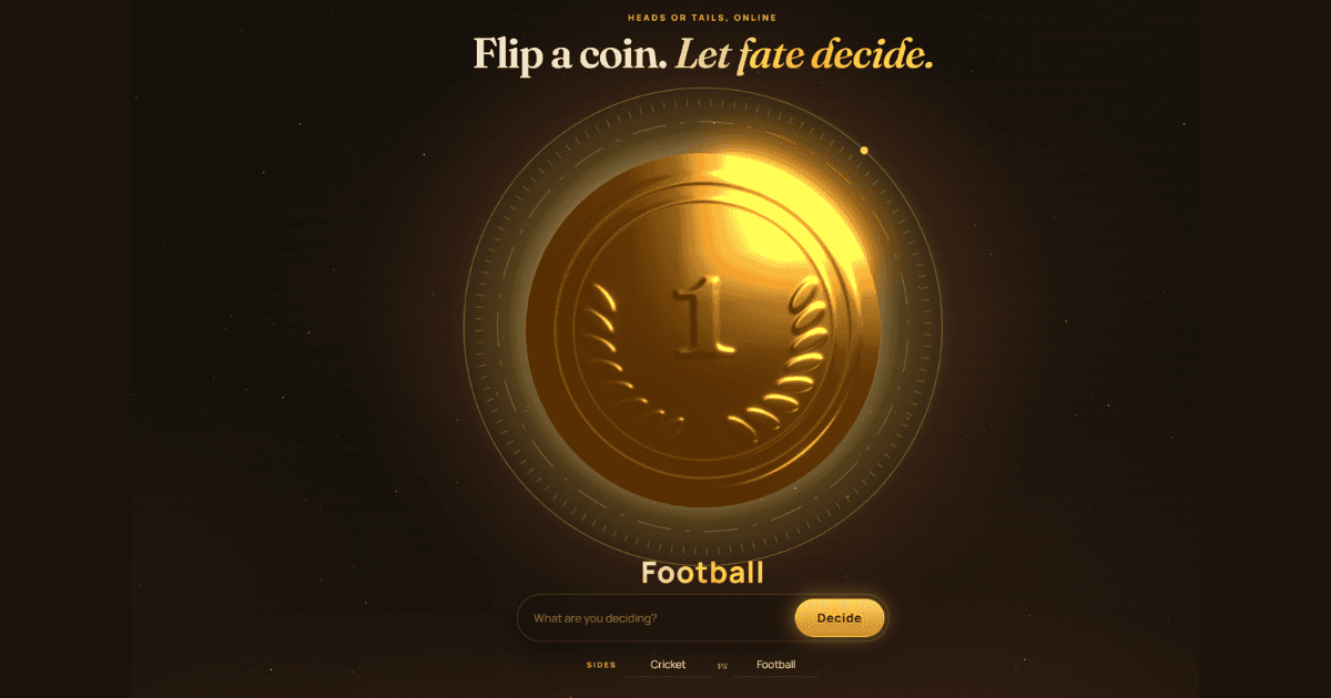 FateFlip: Flip a Coin Online image 1