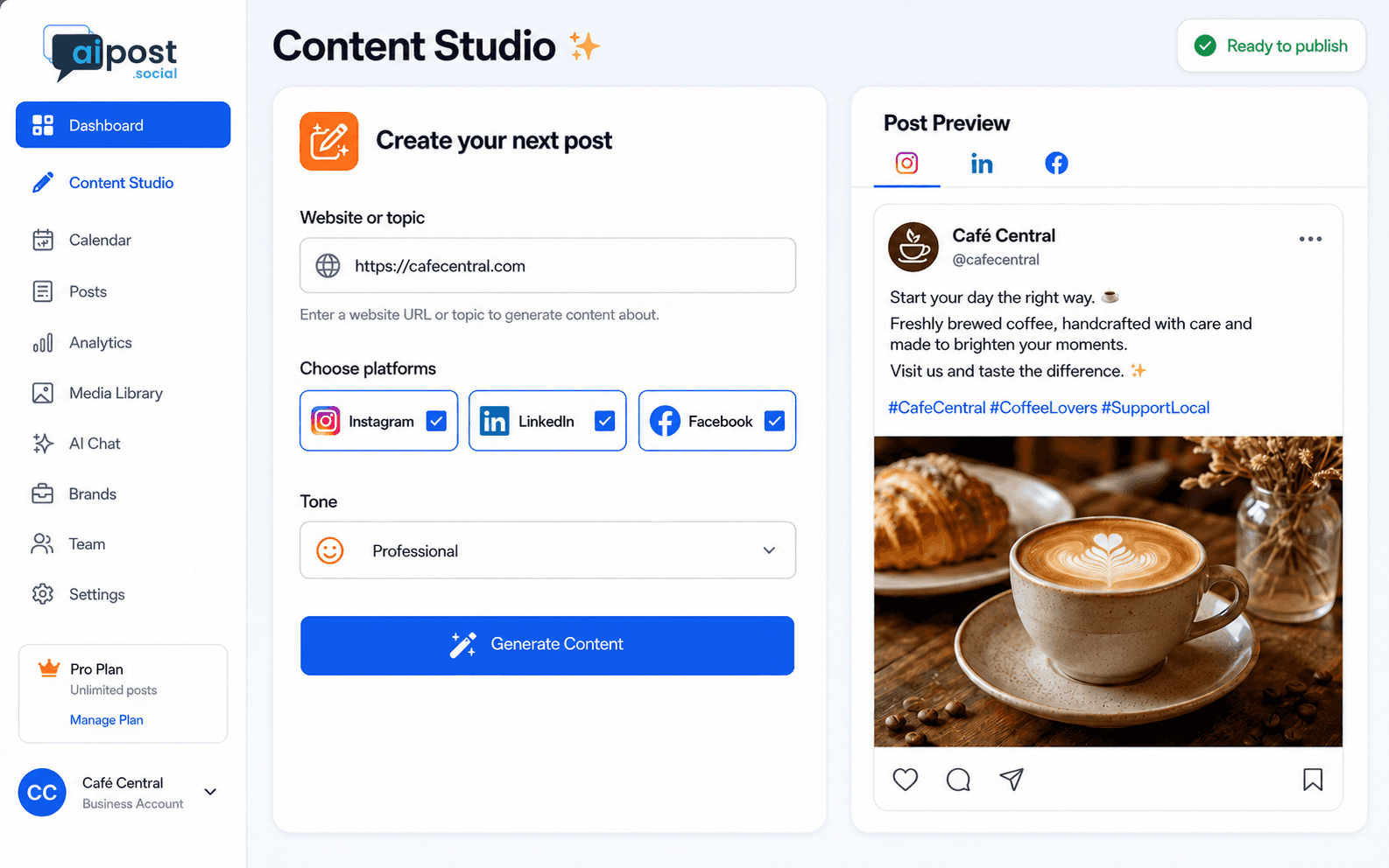AIPost.Social image 1