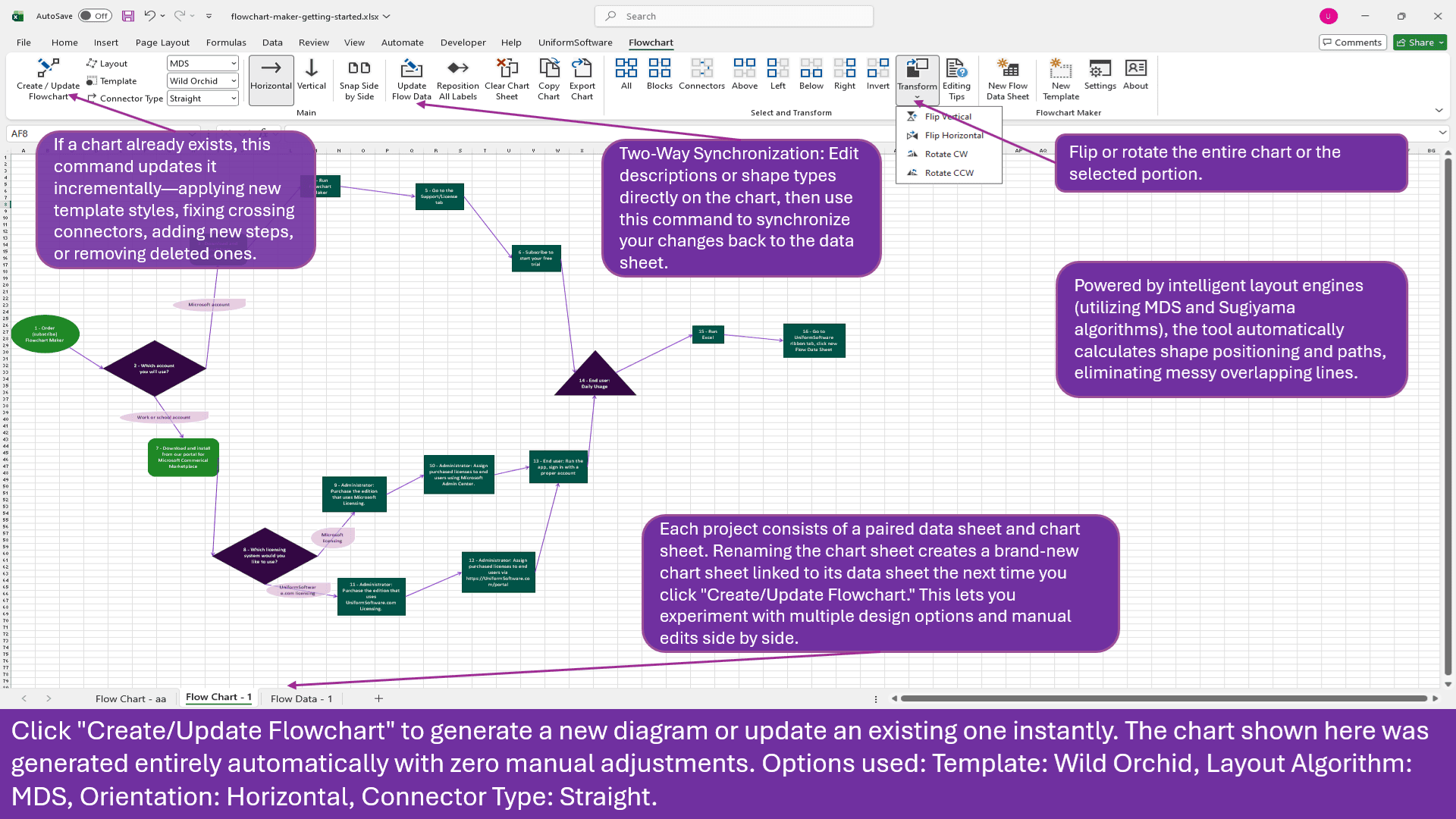 Flowchart Maker for Excel image 3