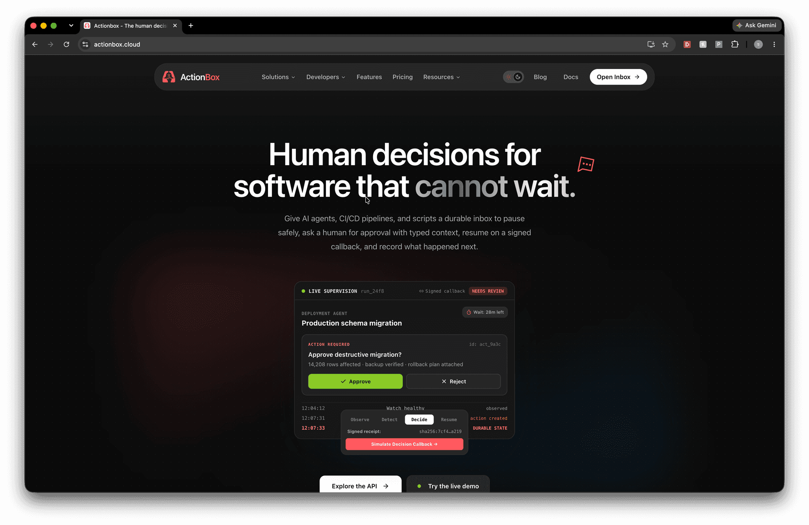 Actionbox - The human decision layer for AI image 2