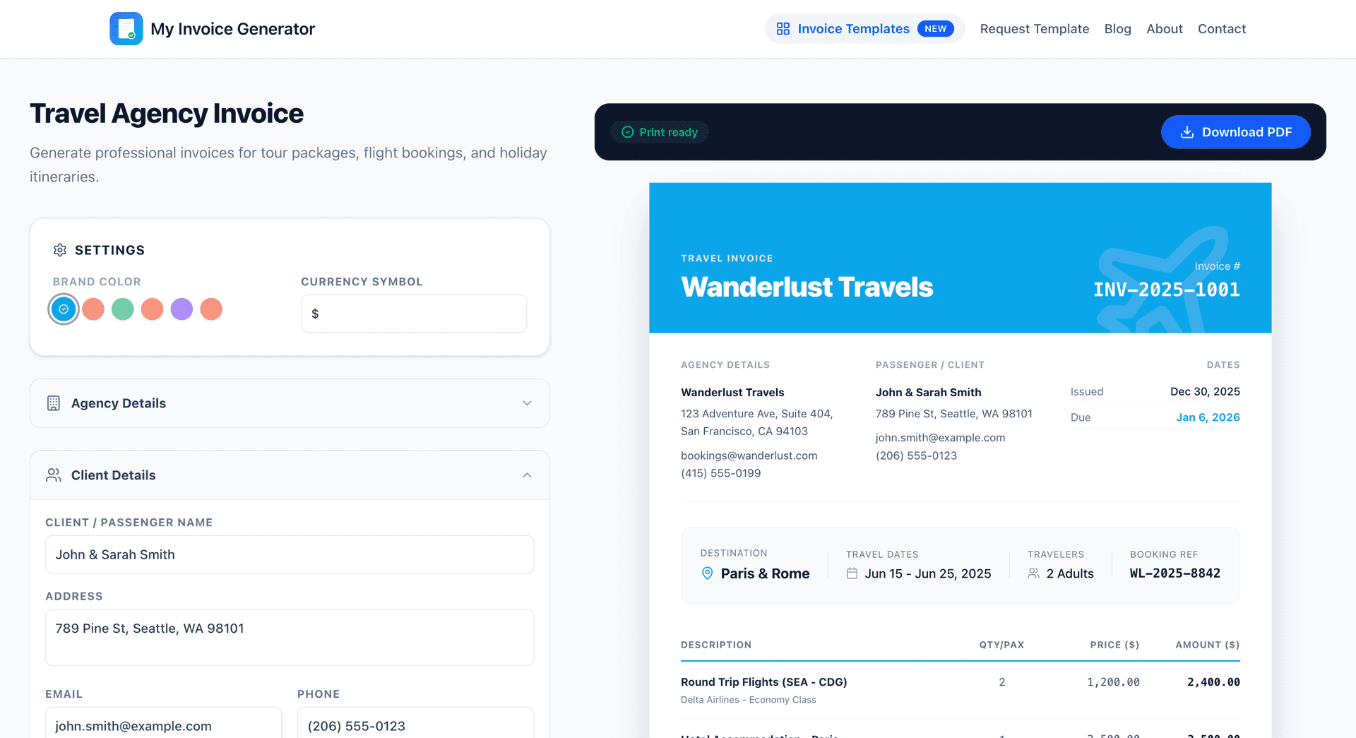 My Invoice Generator image 1
