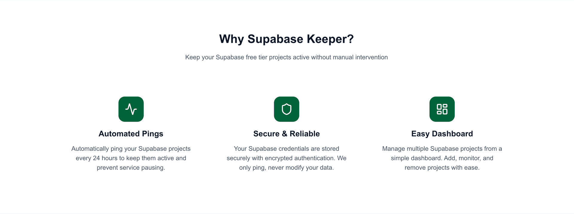 Supabase Keeper image 2