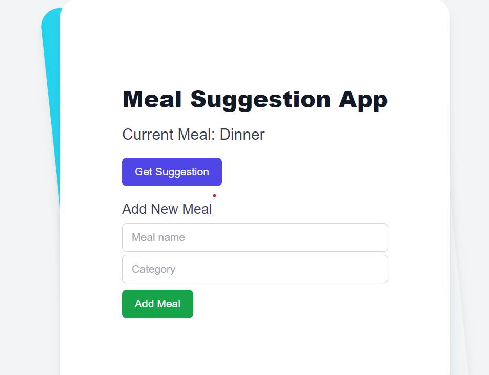 Meal Suggestion App