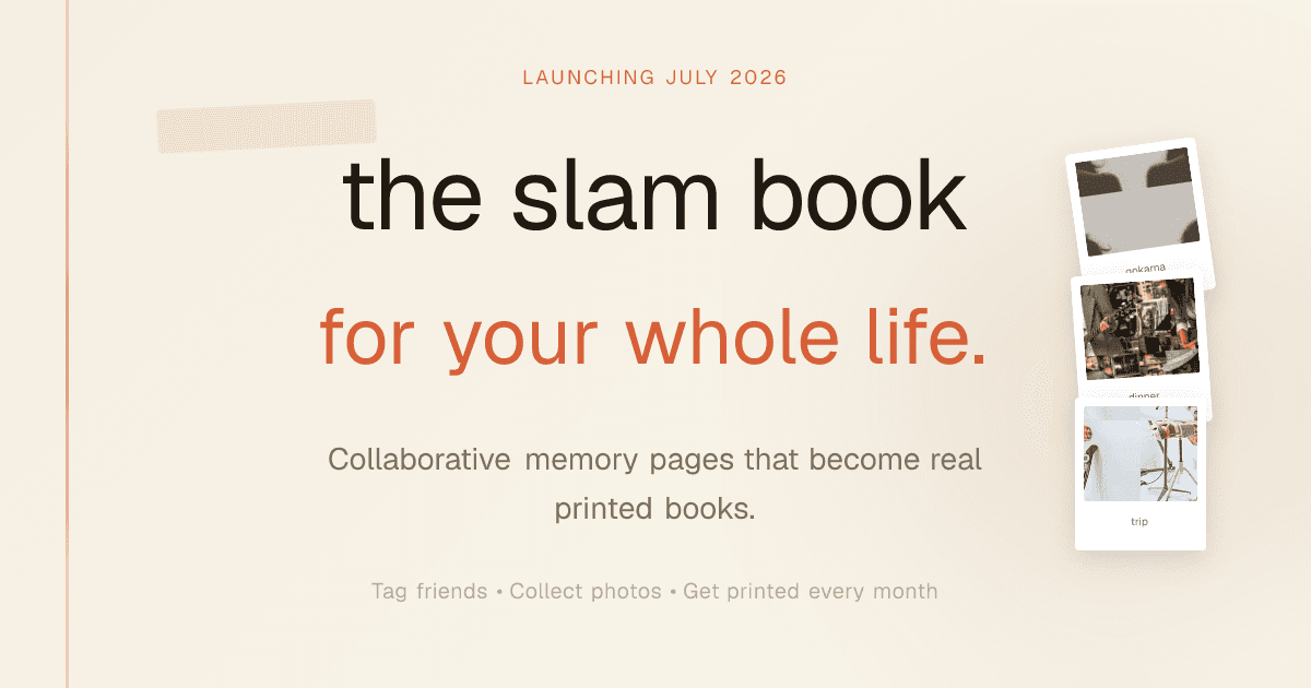 Folio — The Slam Book for Your Whole Life image 3