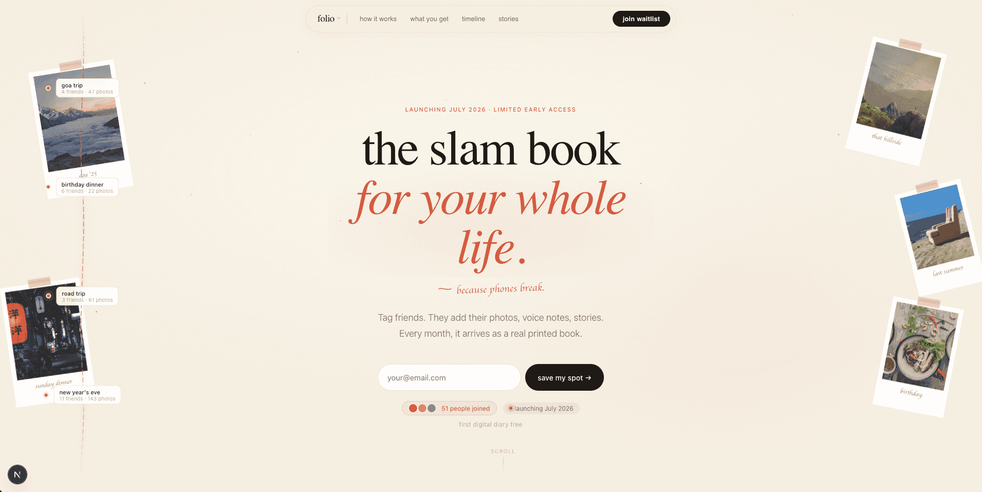 Folio — The Slam Book for Your Whole Life image 1