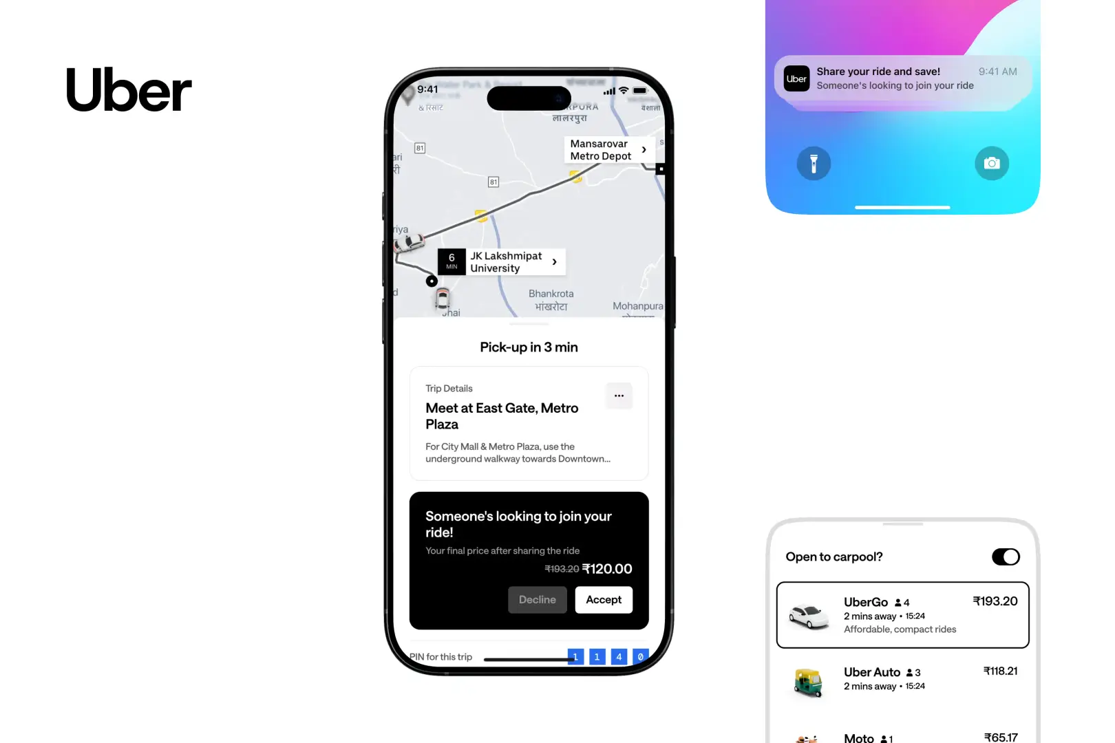 Uber Dynamic Carpooling - Side Project
