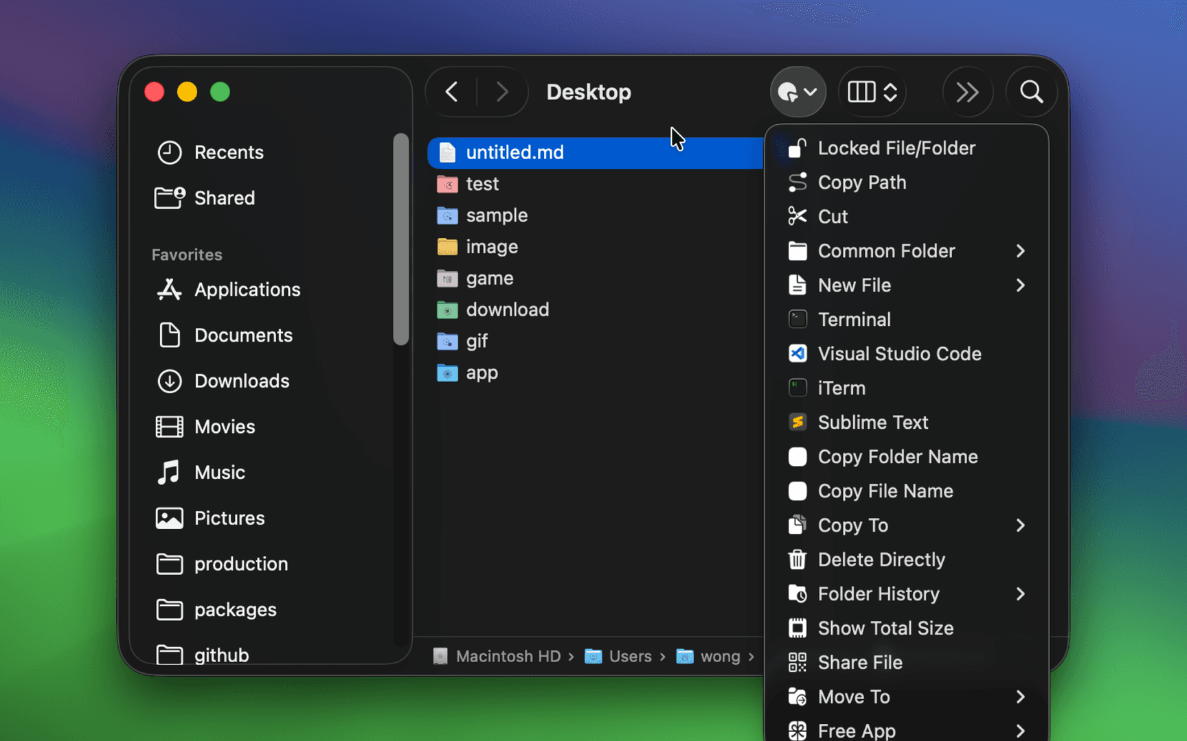 ‎Menuist: Right-Click & MenuBar App image 4