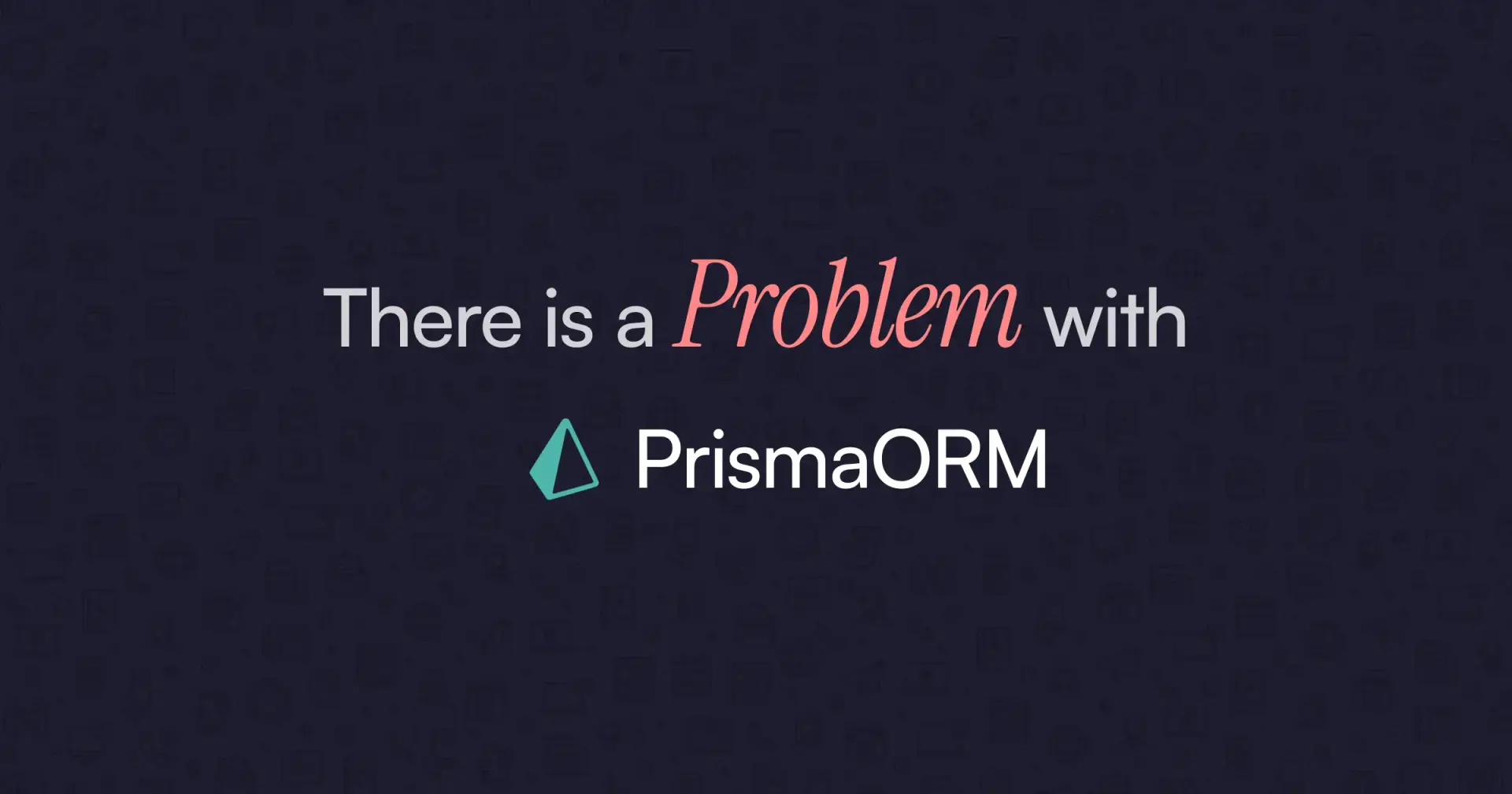 Problem with PrismaClient()