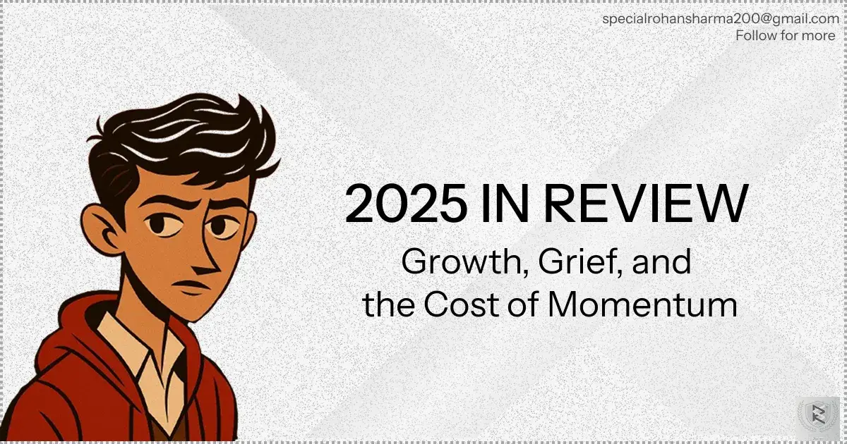 2025 in Review: Growth, Grief, and the Cost of Momentum