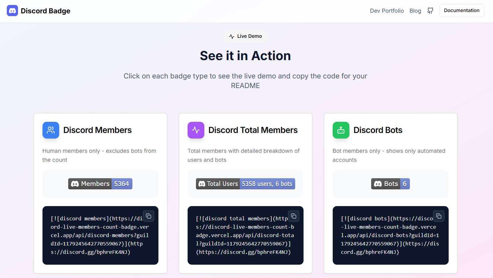 Discord Members Live Count Badge image 3