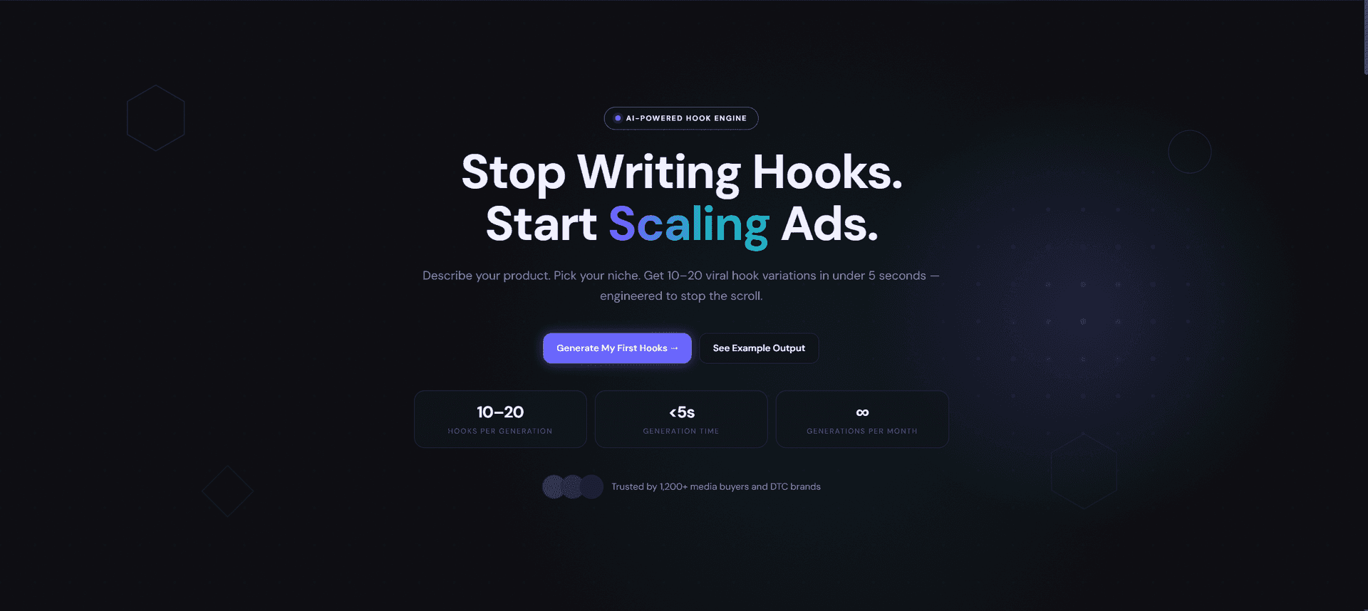 AdHookBuilder — 10–20 Viral Hooks in Seconds image 2