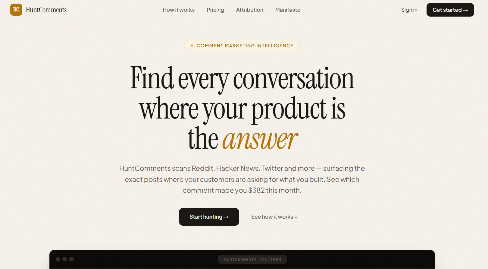 HuntComments image 2
