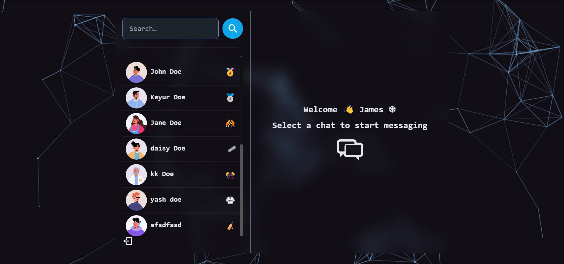 Samvaad - A real time chat website image 3