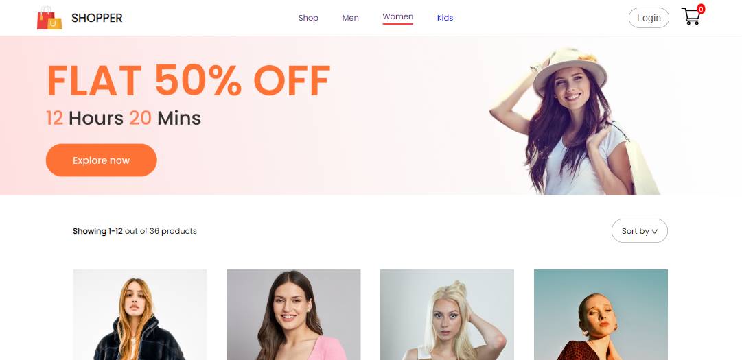 Shoppers Ecommerce Website