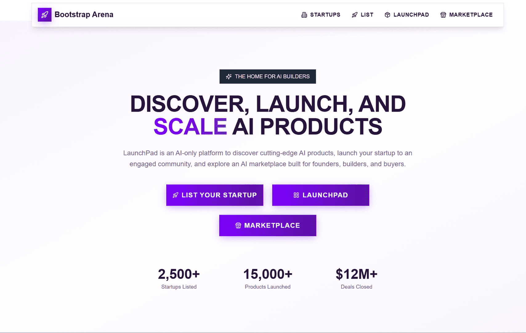BootstrapArena - Discover & Launch Startups image 1