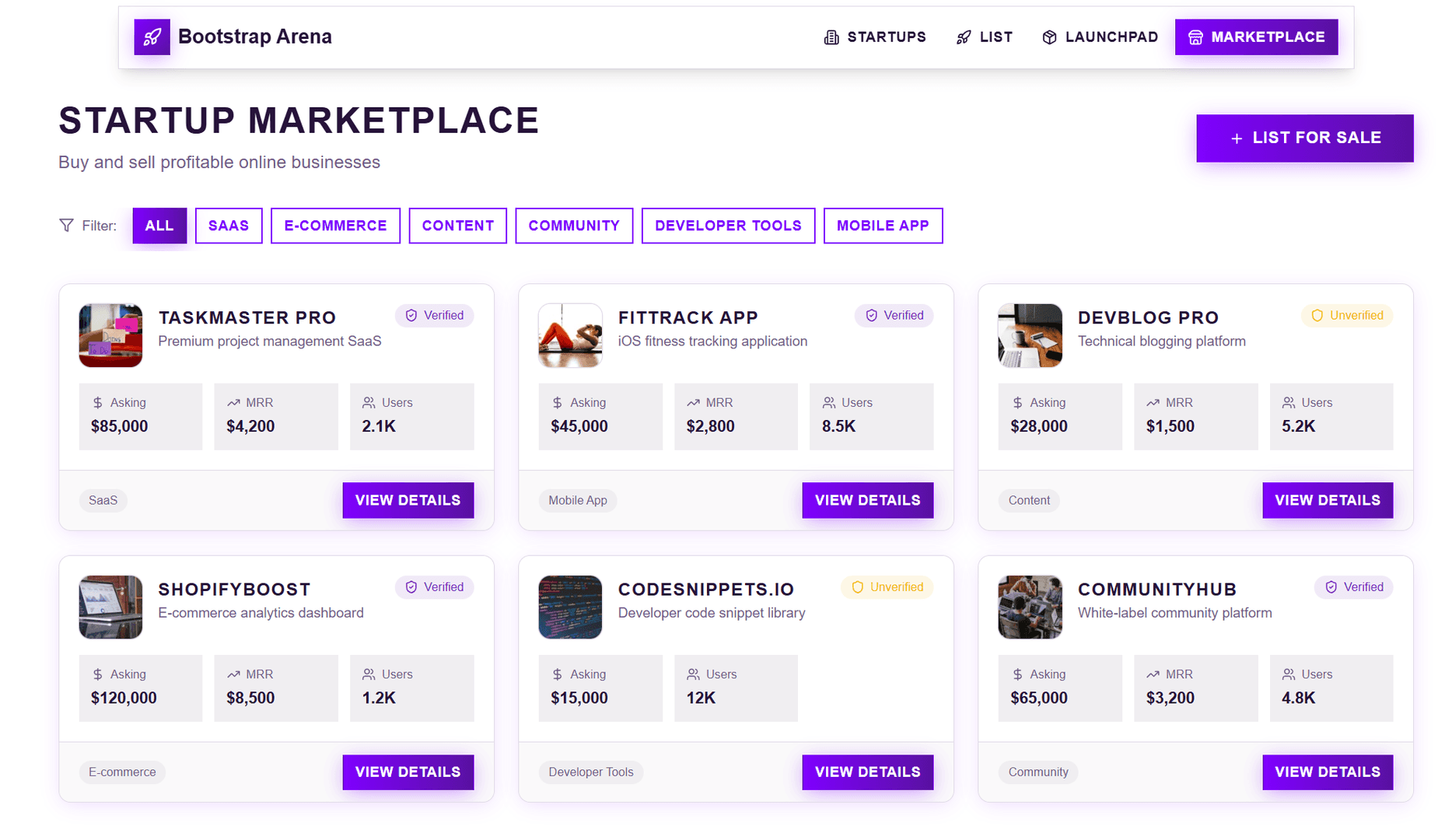 BootstrapArena - Discover & Launch Startups image 2