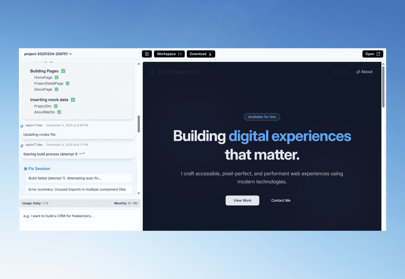 raptor77.dev image 1