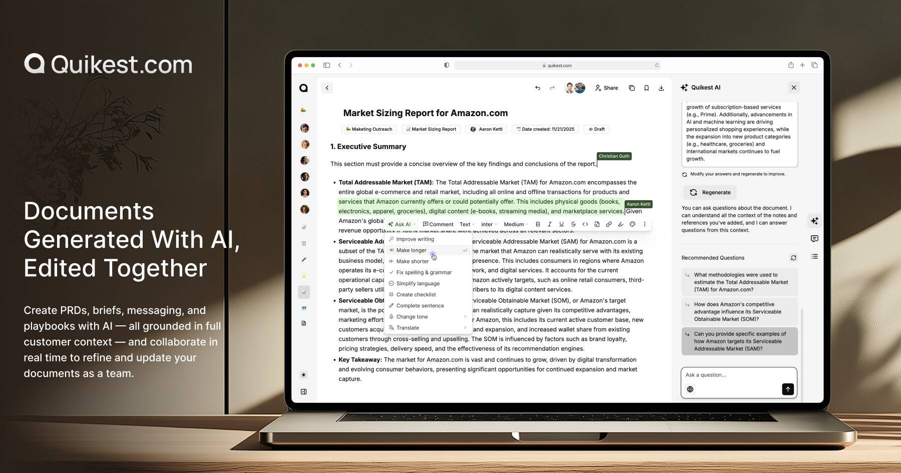 Quikest | AI Customer Personas image 5