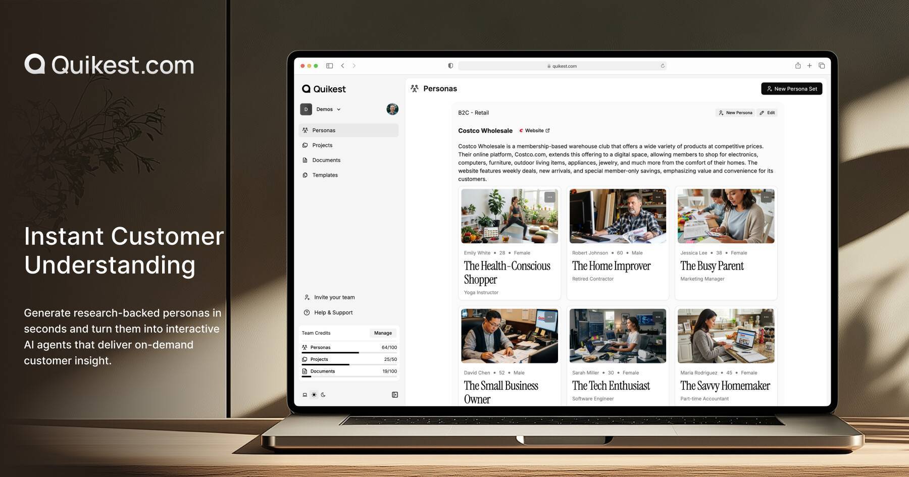 Quikest | AI Customer Personas image 2