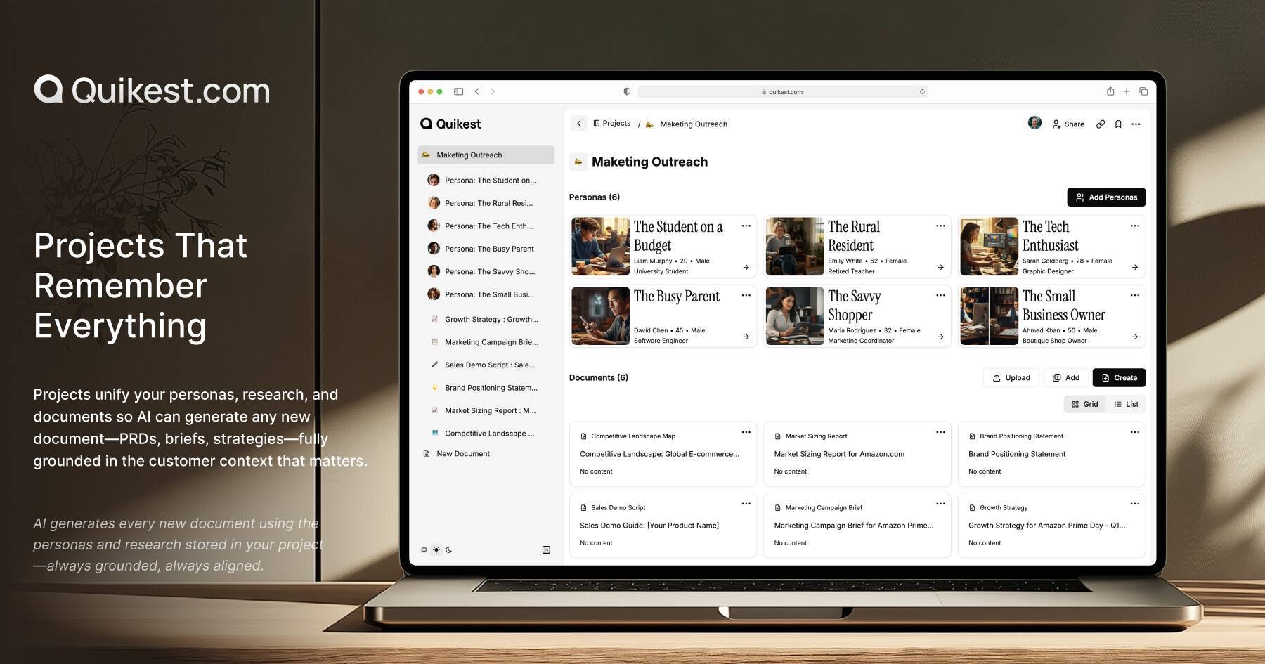 Quikest | AI Customer Personas image 4